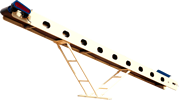 Transportador fijo de 24" por 12 mts, apilable